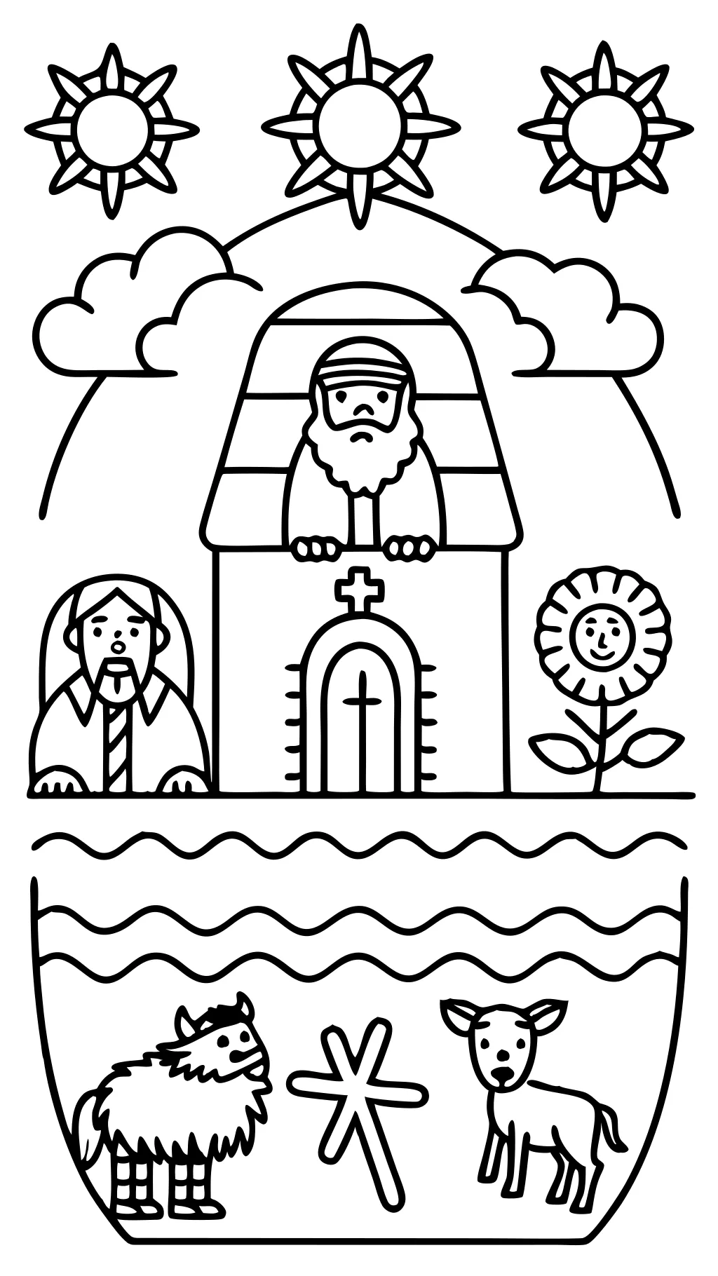 christian coloring pages printable